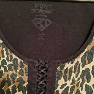 Betsey Johnson Leopard Nighty